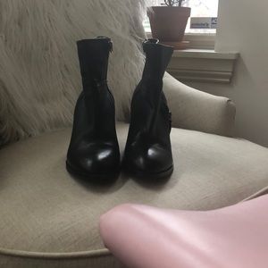 Kelsi Dagger leather heeled booties